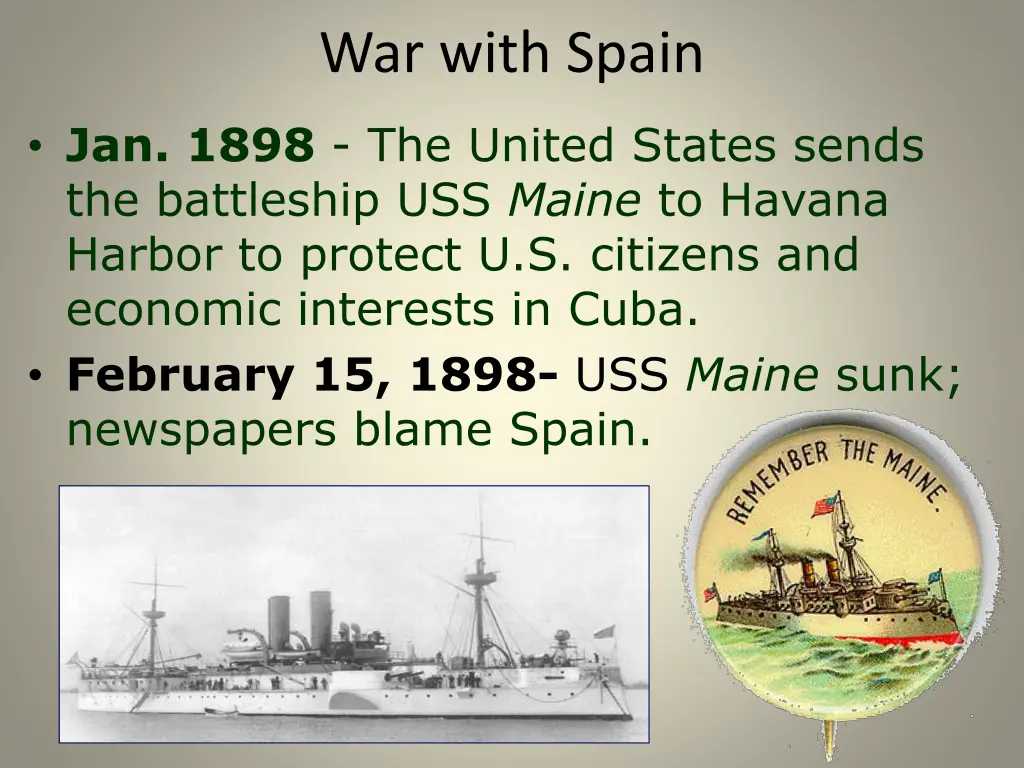 war with spain