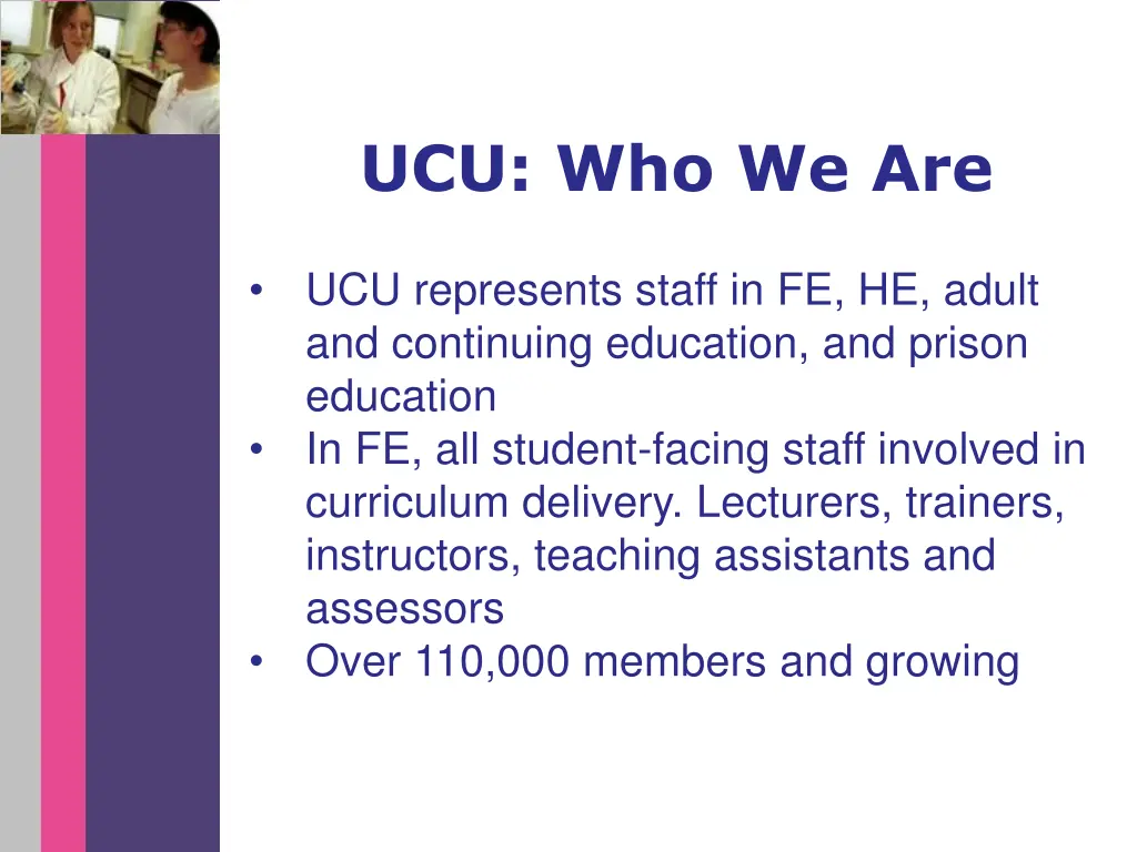 ucu who we are