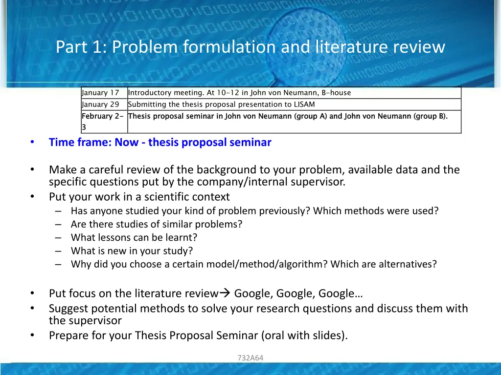 part 1 problem formulation and literature review
