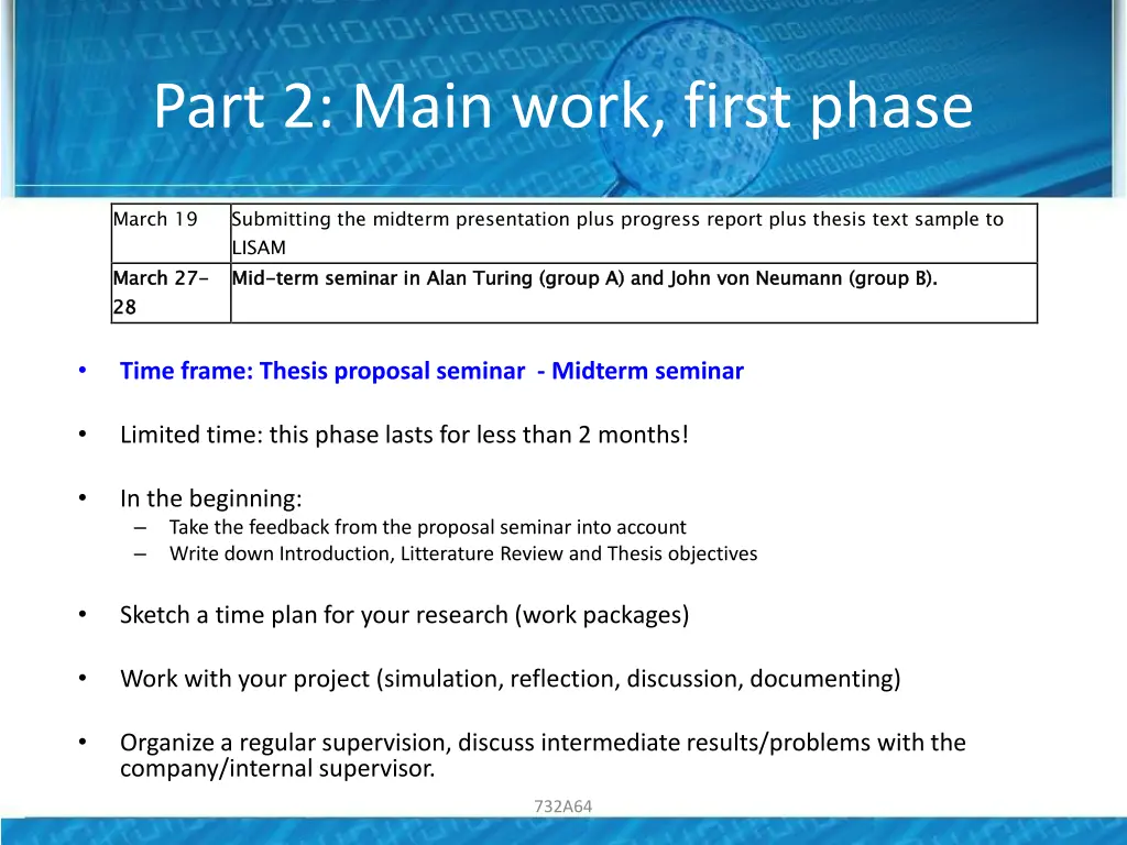 part 2 main work first phase