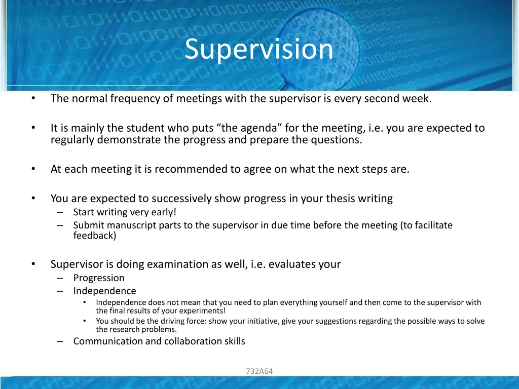 supervision