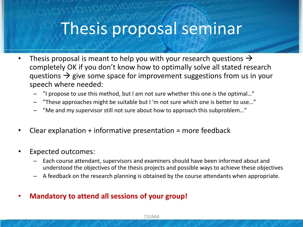 thesis proposal seminar 1