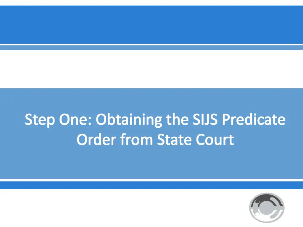 step one obtaining the sijs predicate order from