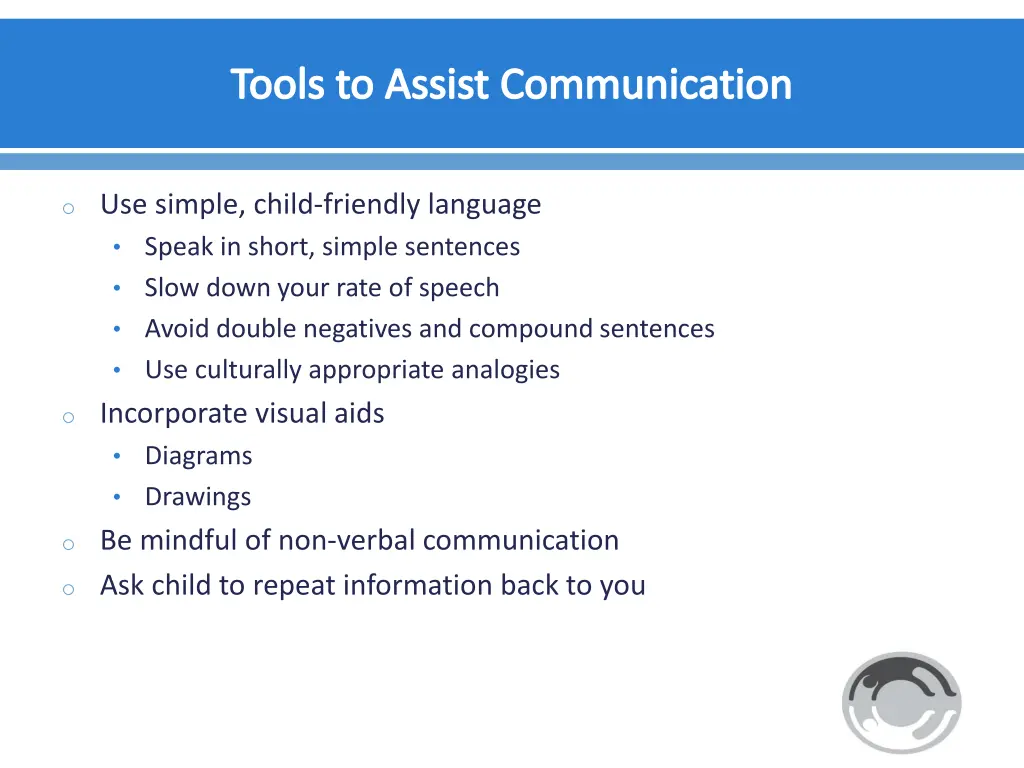 tools to assist communication