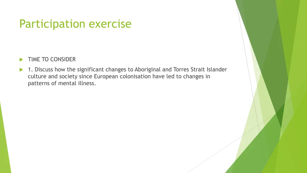 participation exercise