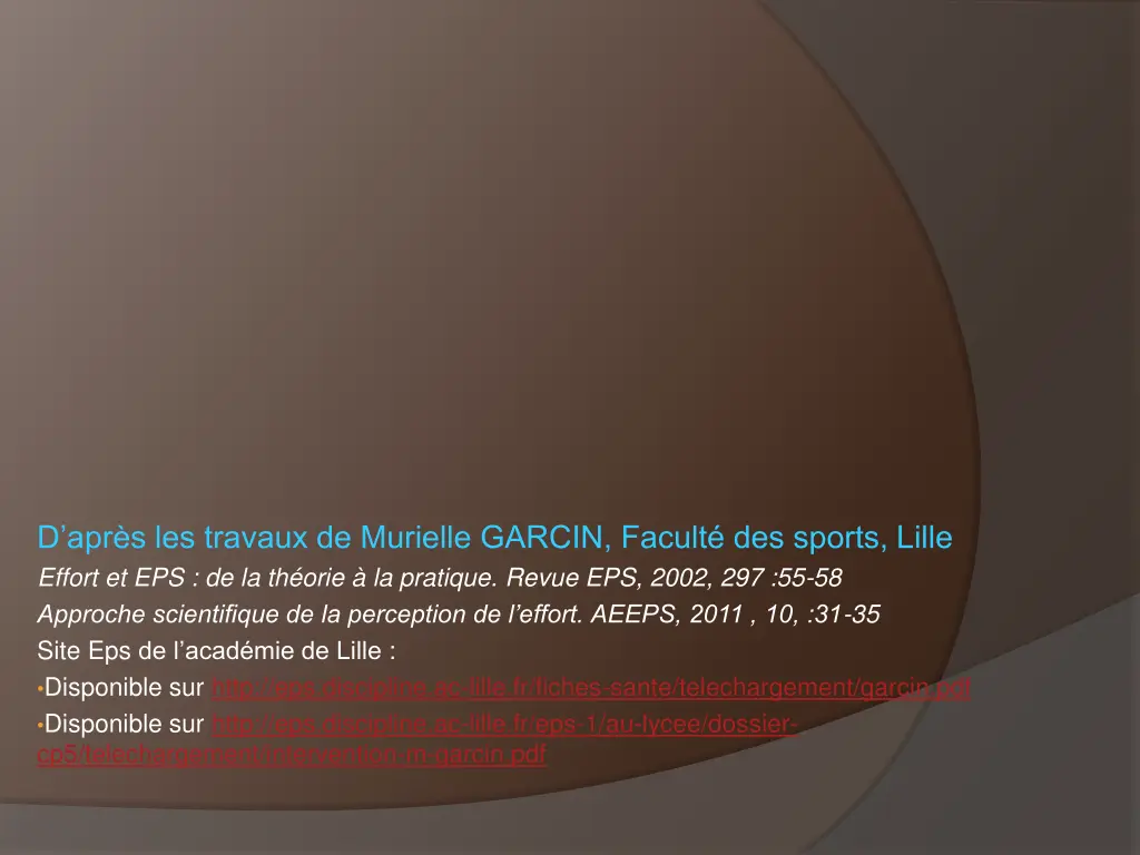 d apr s les travaux de murielle garcin facult