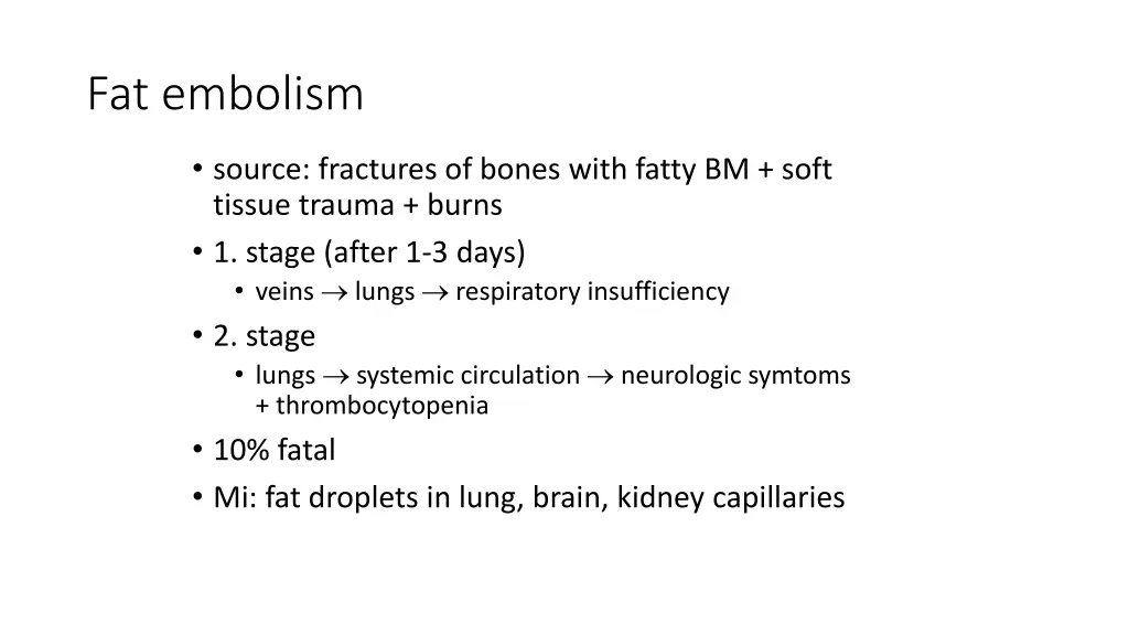 fat embolism