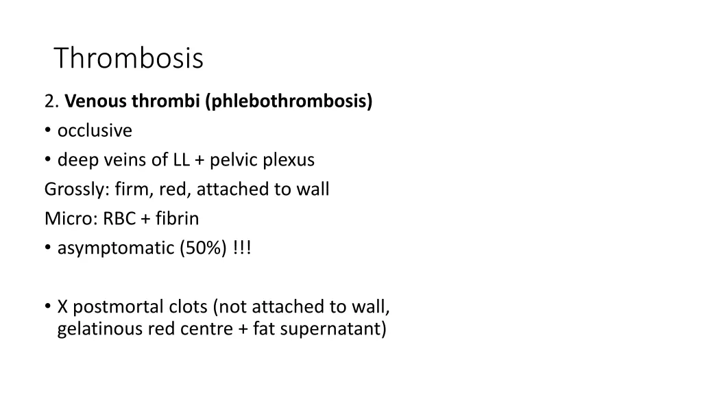 thrombosis 1