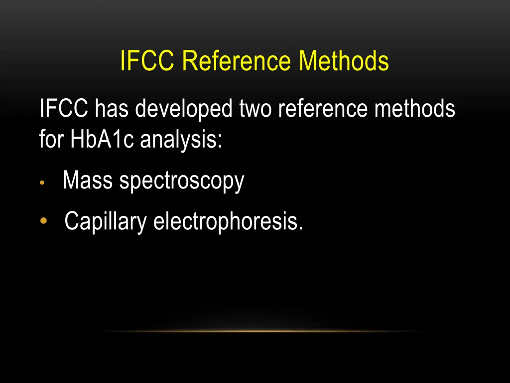 ifcc reference methods