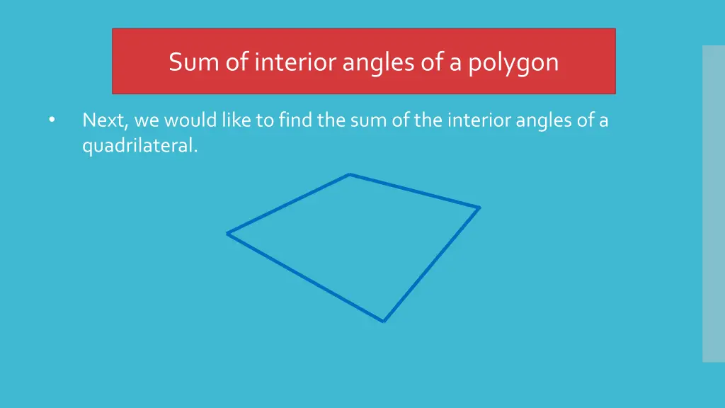 sum of interior angles of a polygon 11