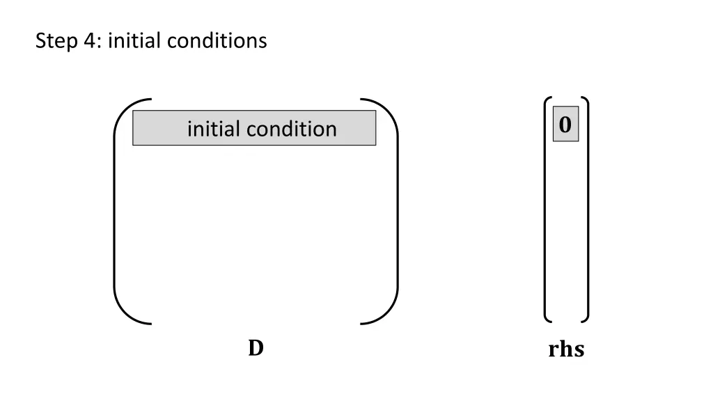 step 4 initial conditions