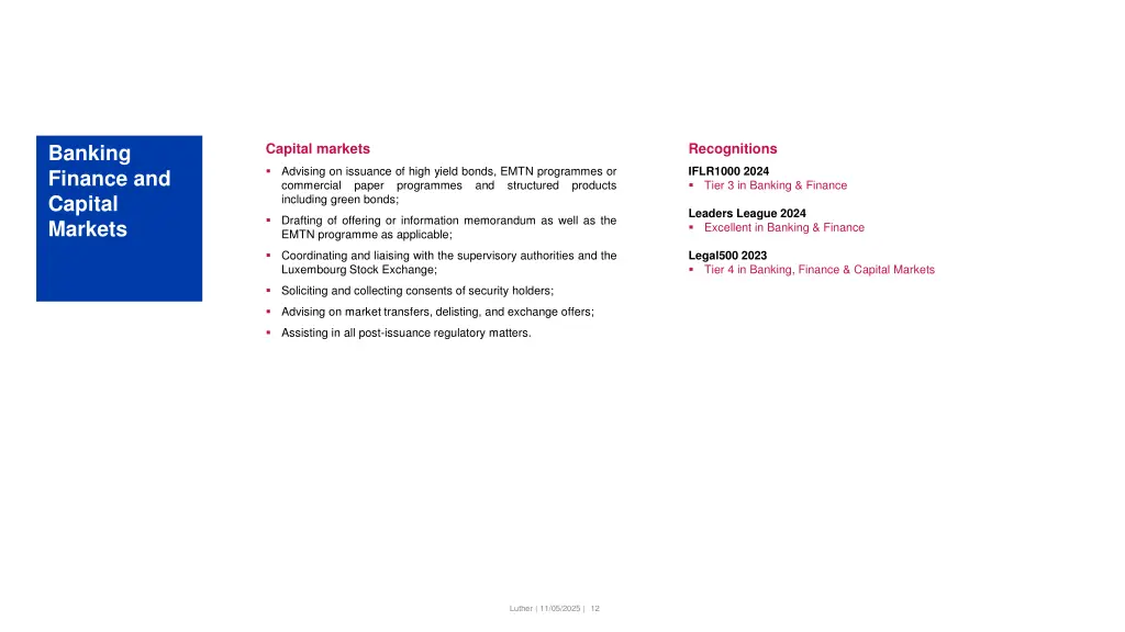 capital markets