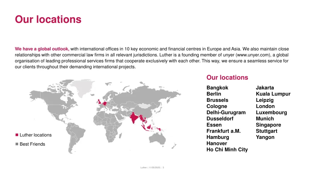 our locations