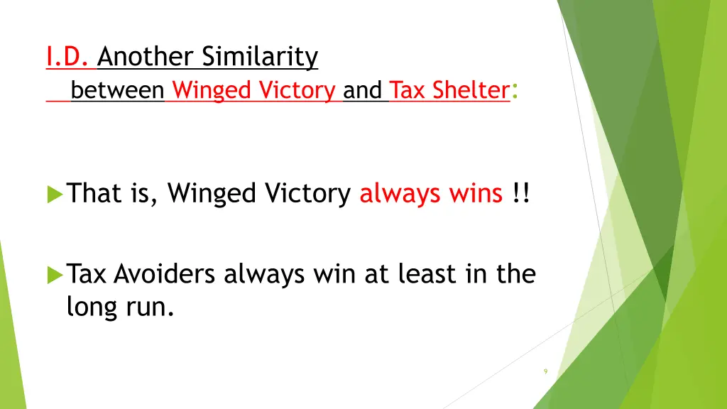 i d another similarity between winged victory