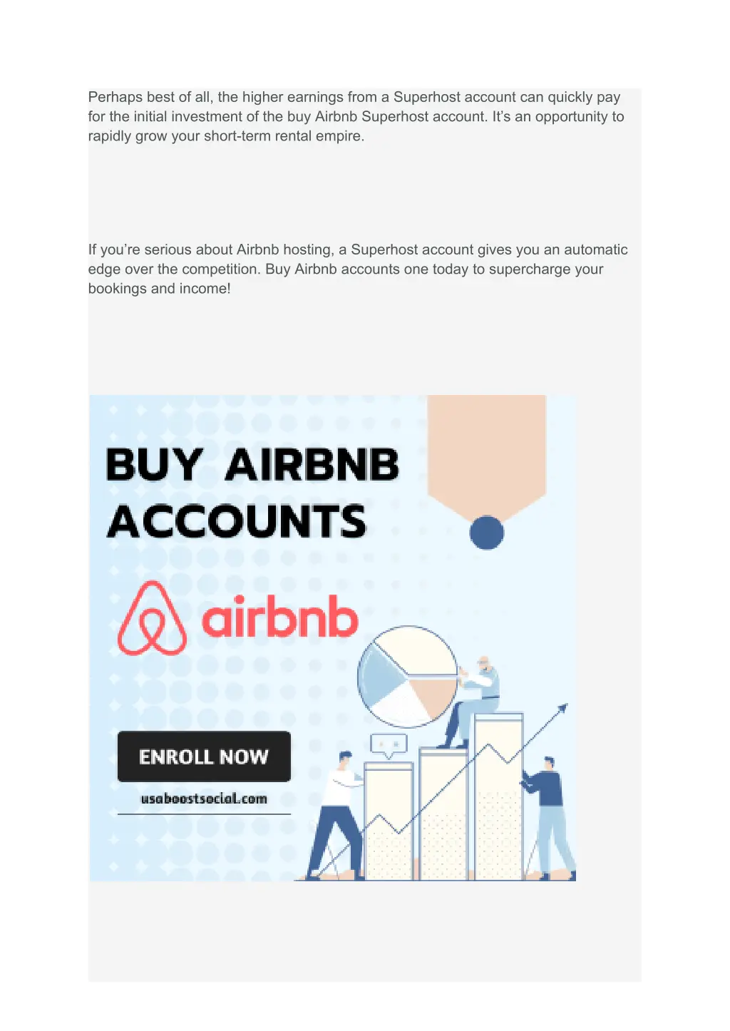 perhaps best of all the higher earnings from