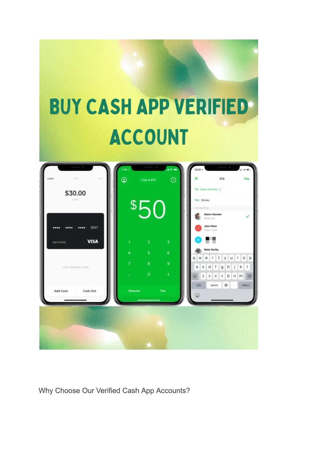why choose our verified cash app accounts