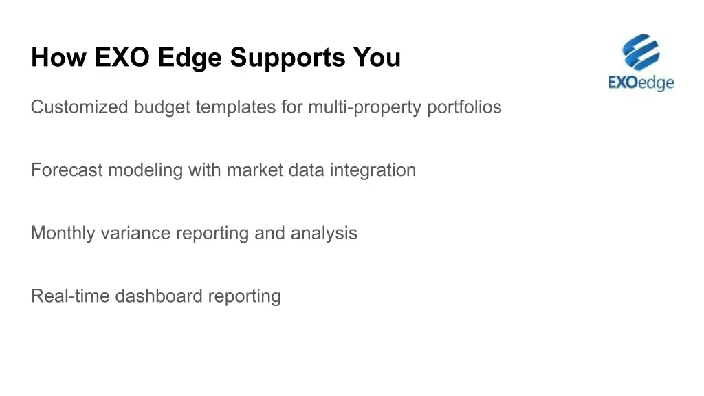 how exo edge supports you