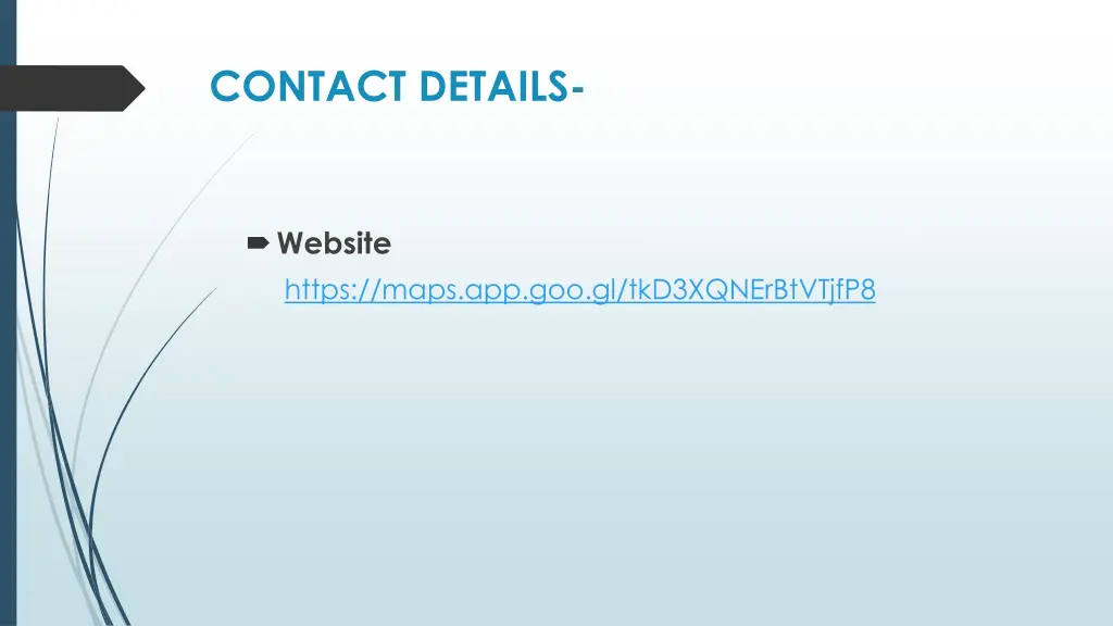 contact details