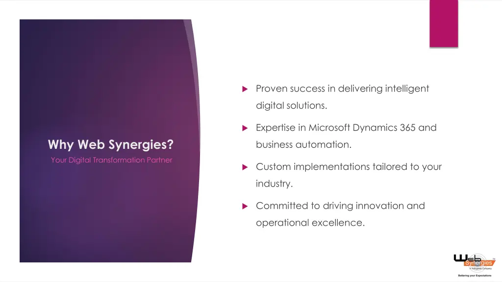 proven success in delivering intelligent