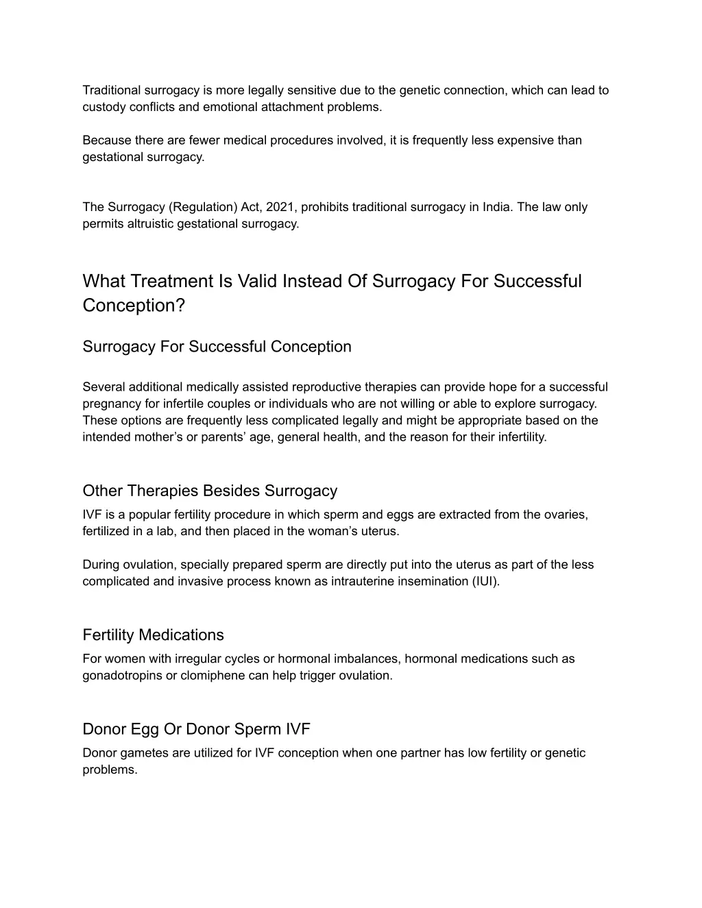 traditional surrogacy is more legally sensitive