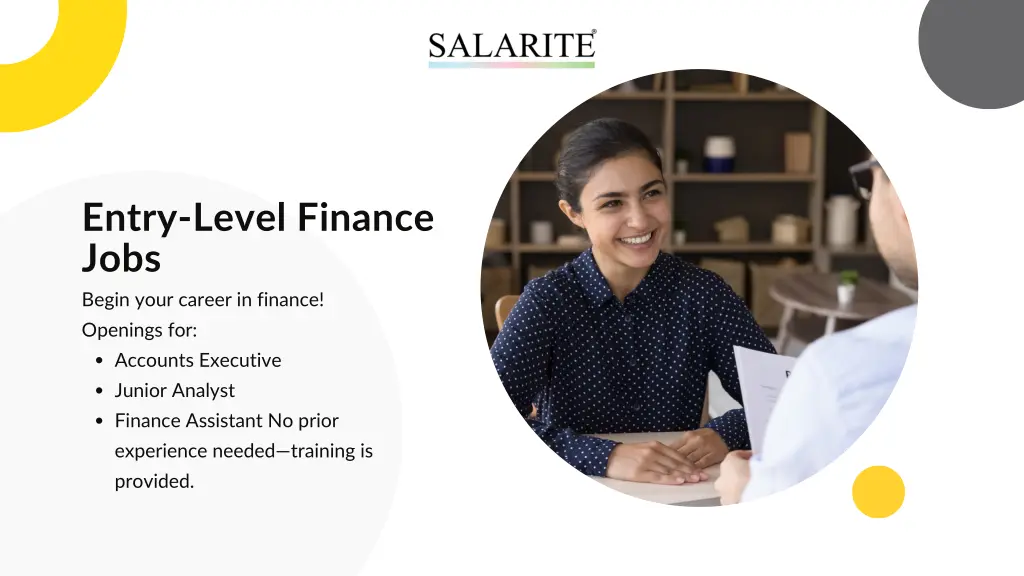 entry level finance jobs begin your career