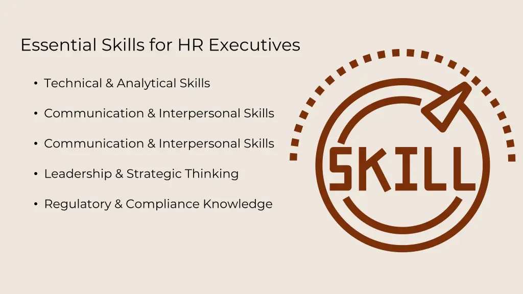 essential skills for hr executives