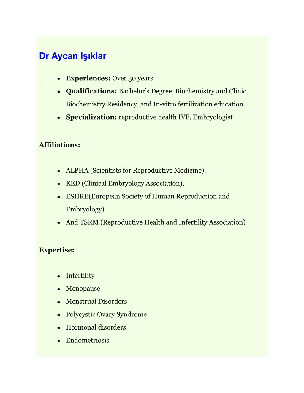 dr aycan i klar