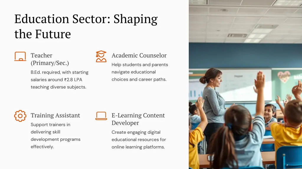 education sector shaping the future
