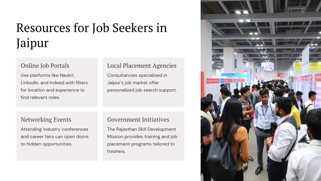 resources for job seekers in jaipur