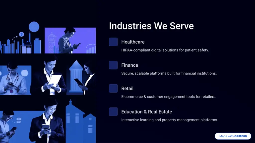 industries we serve