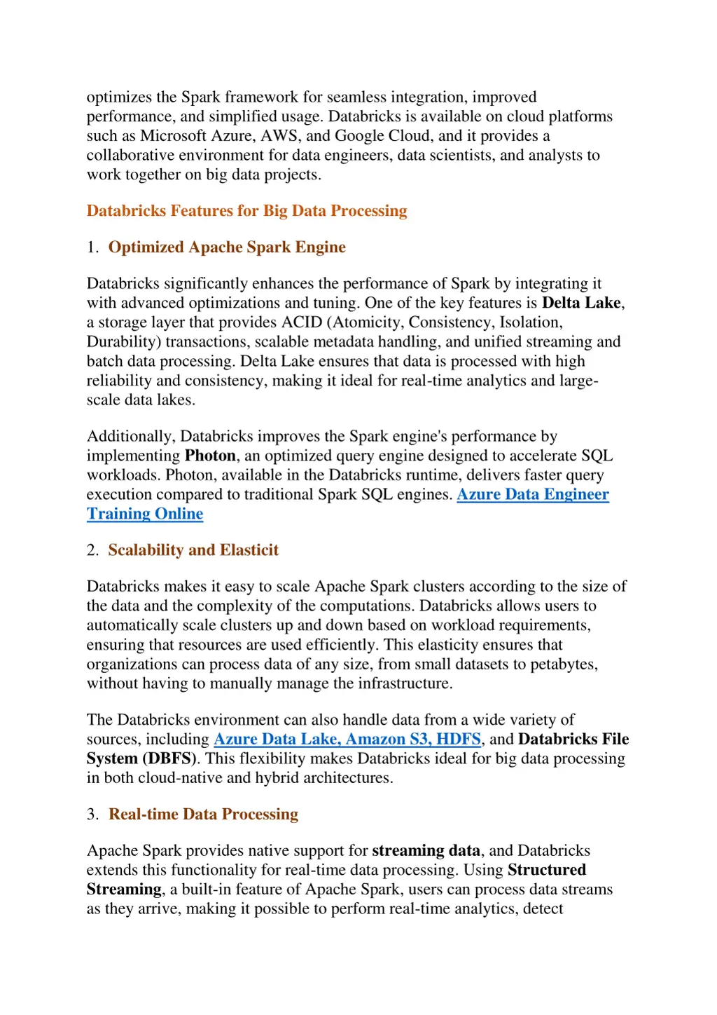 optimizes the spark framework for seamless