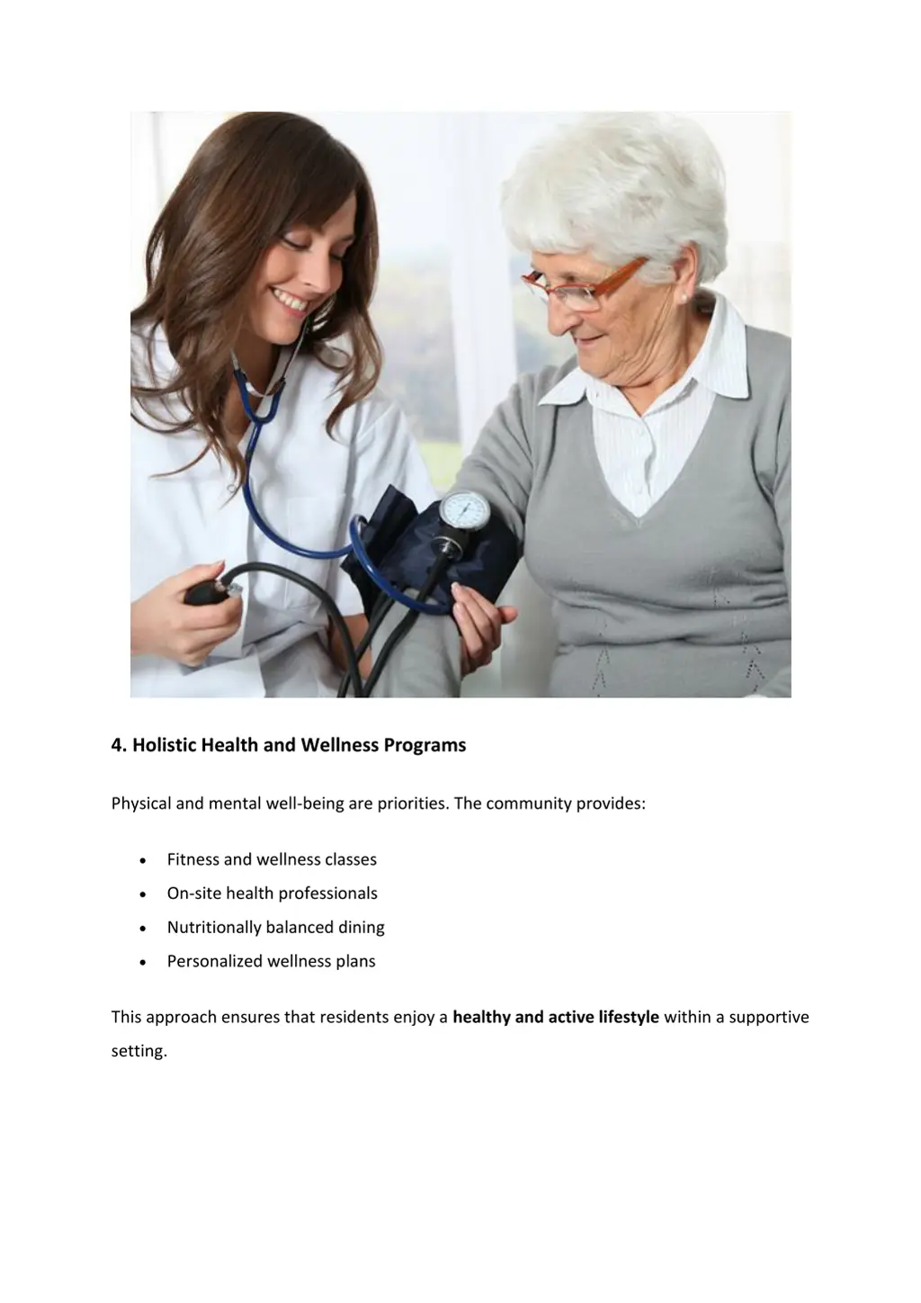 4 holistic health and wellness programs