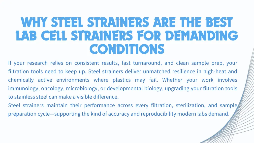 why steel strainers are the best why steel