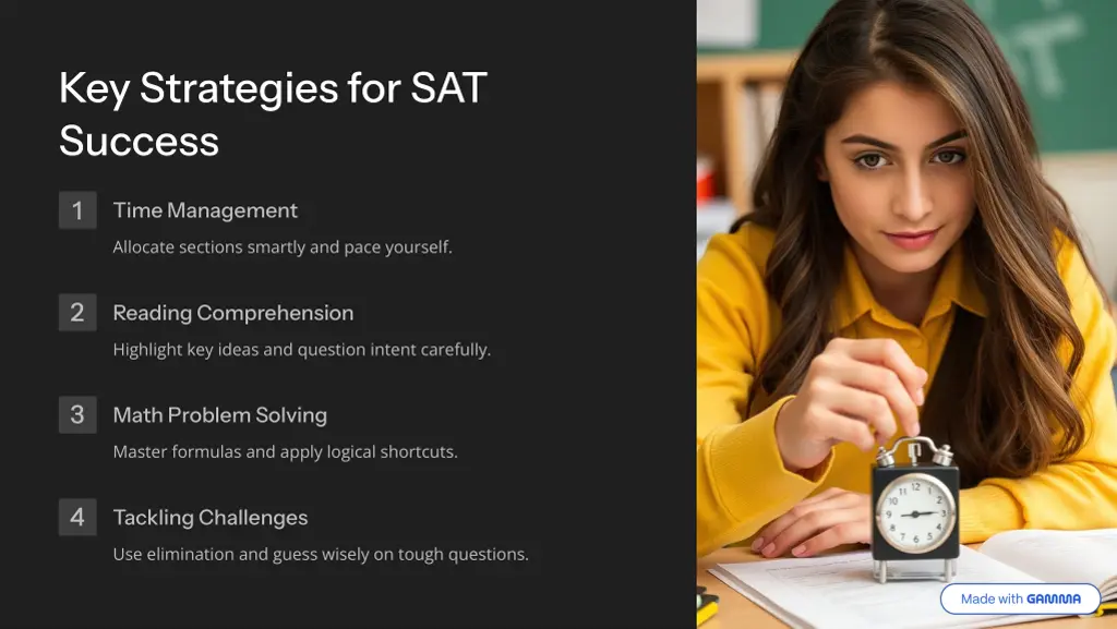 key strategies for sat success