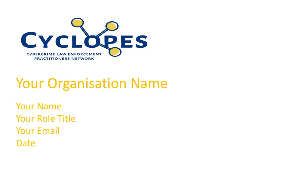 your organisation name