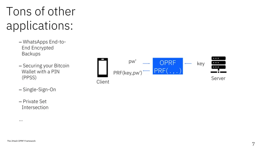 tons of other applications