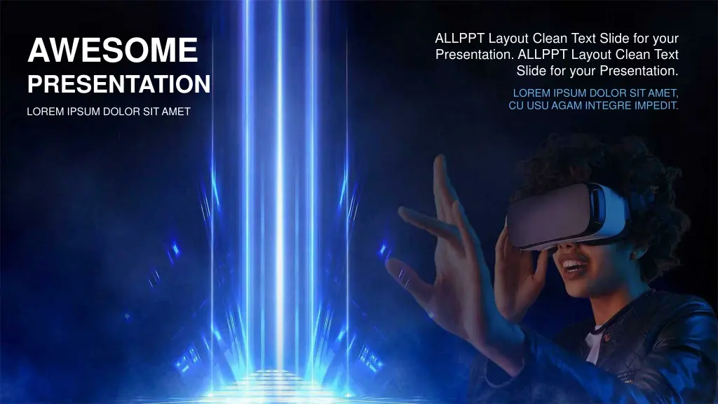 allppt layout clean text slide for your 2