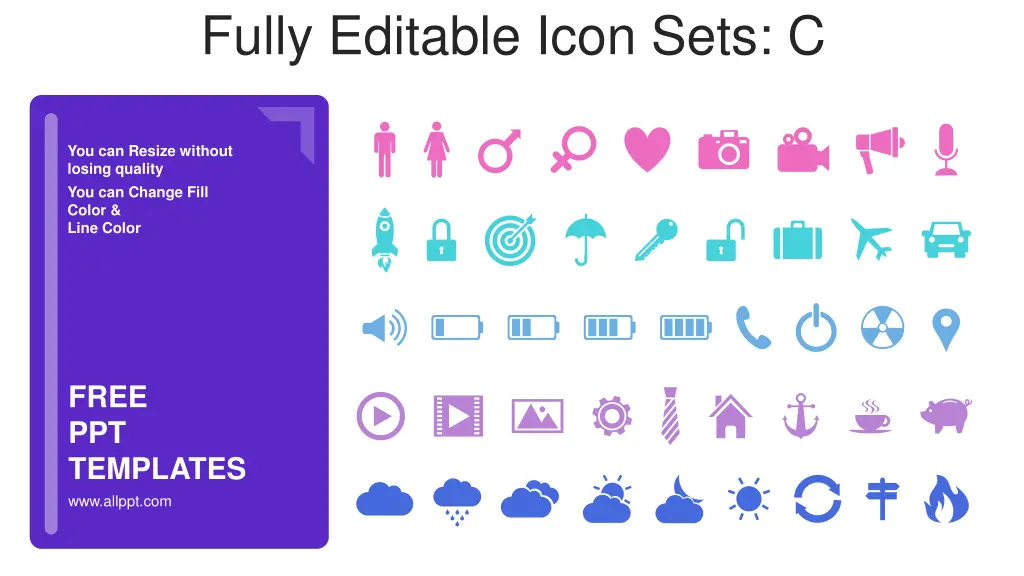 fully editable icon sets c