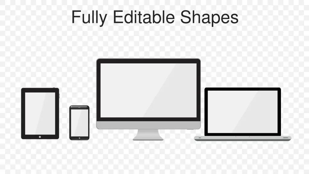fully editable shapes 1
