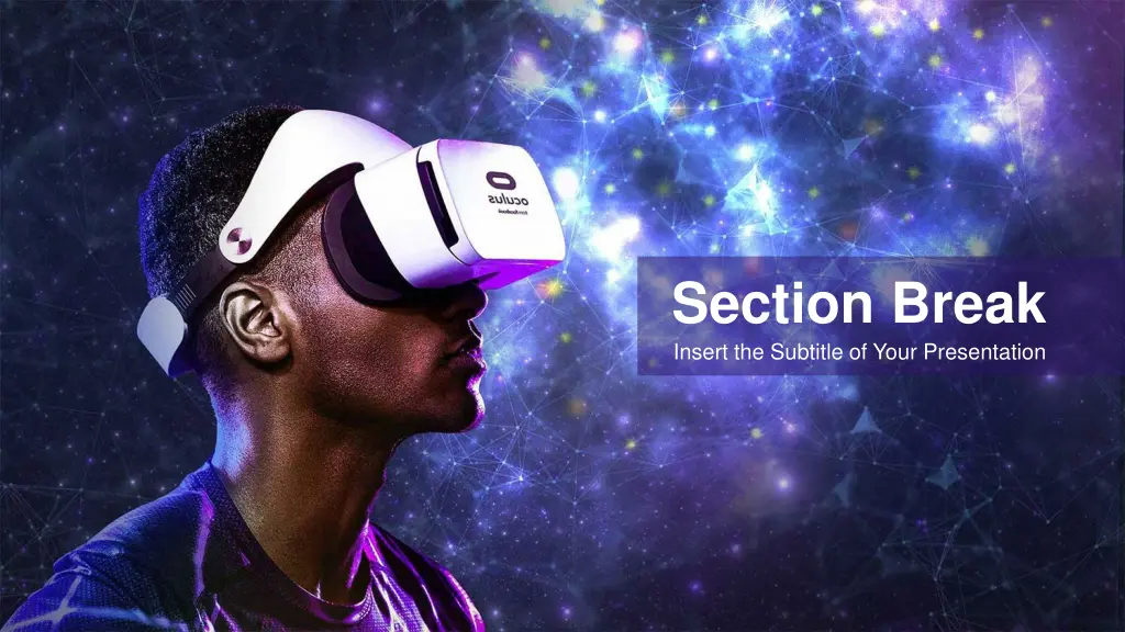 section break insert the subtitle of your