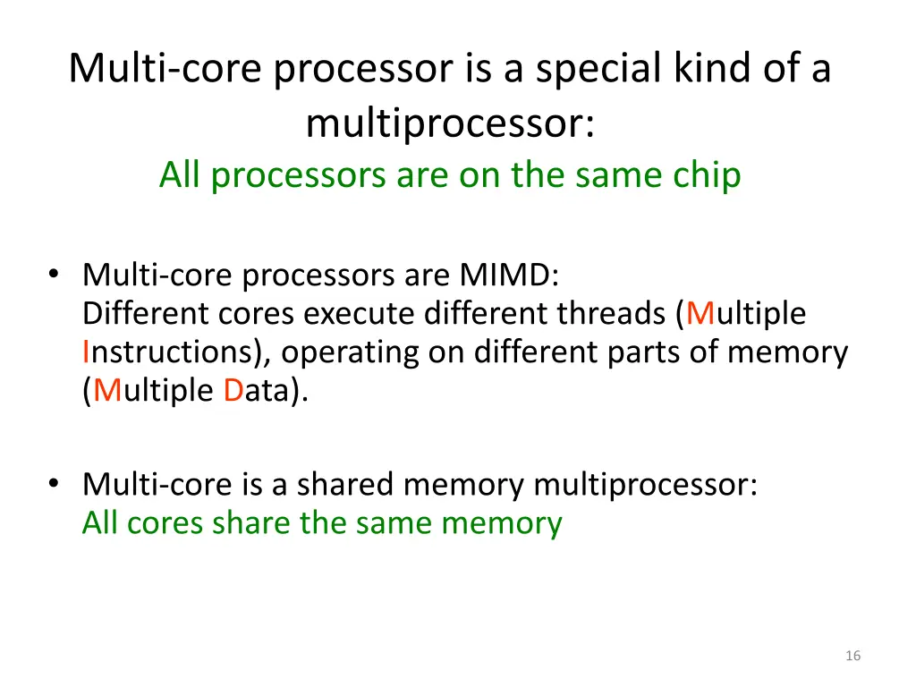 multi core processor is a special kind