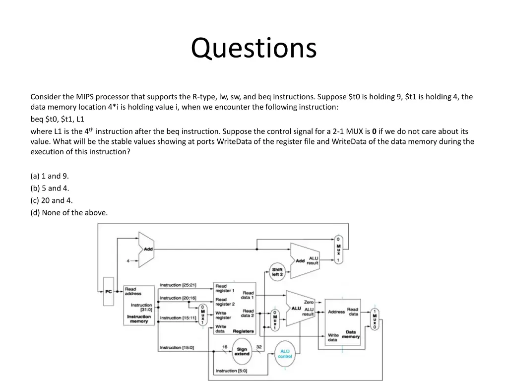 questions 3