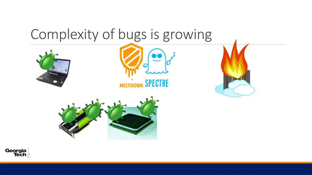 complexity of bugs is growing