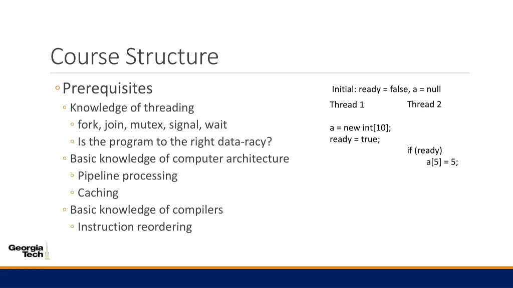 course structure 1