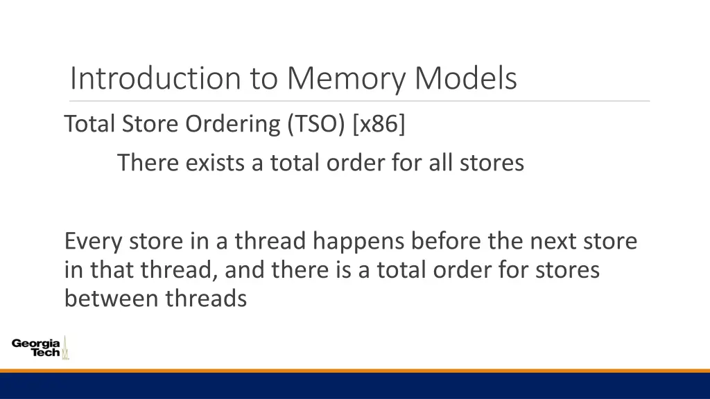 introduction to memory models 3