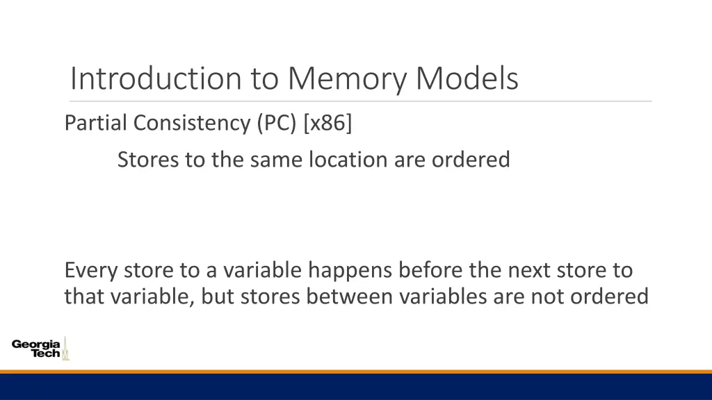 introduction to memory models 5