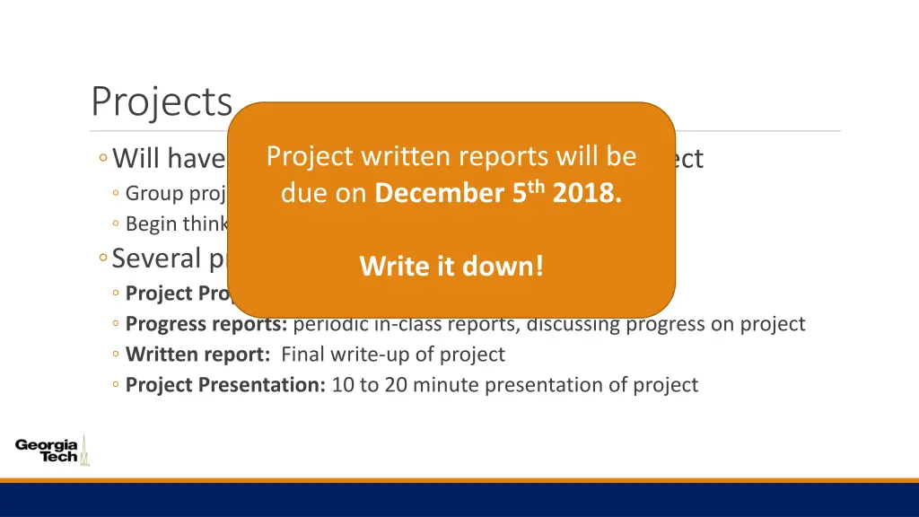 projects