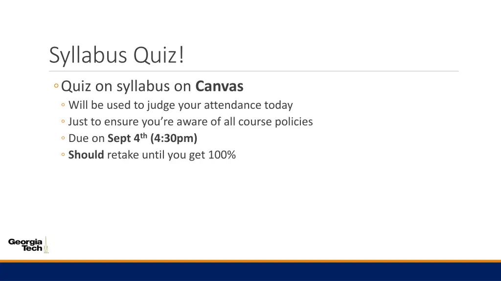 syllabus quiz