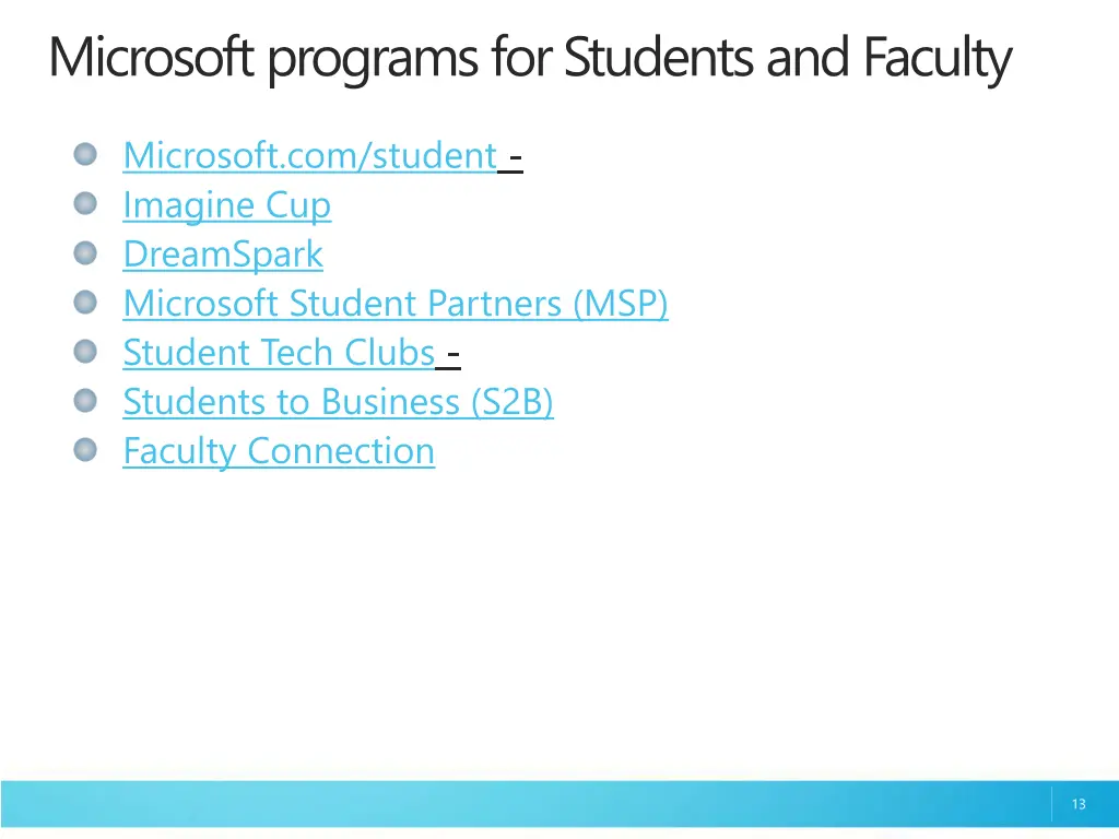 microsoft programs for students and faculty