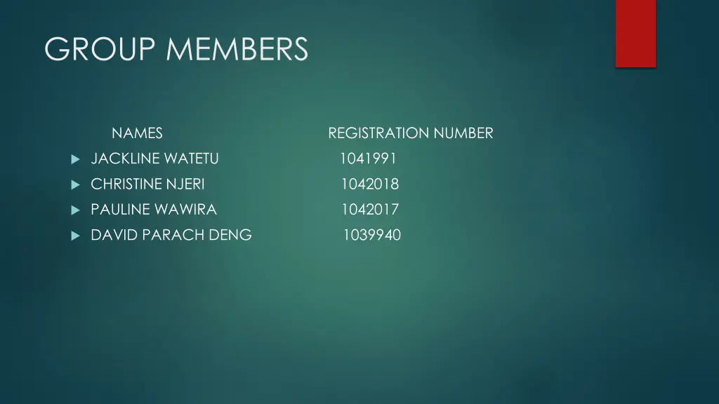 group members